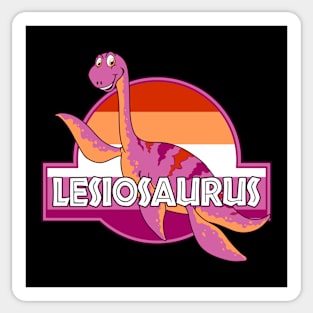 Lesiosaurus Pride Dinosaur Sticker